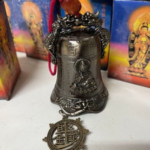 Lote de 10 Campanas Decorativas de Metal con Caja - imagen 2