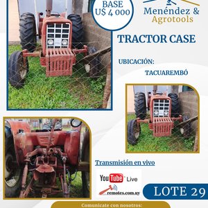 Lote anterior: Tractor Case Rojo - Lote 29