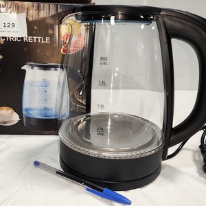 Lote siguiente: Jarra Eléctrica de Vidrio con Luces LED, Nueva en Caja