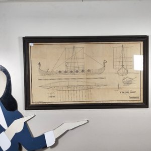 Plano de Barco Vikingo "Blue Jacket Ship Crafters" N°20 Enmarcado - imagen 7