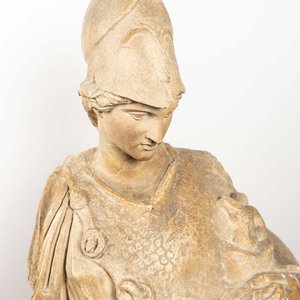 Escultura Griega Atenea Palas Réplica Museo Louvre - imagen 2