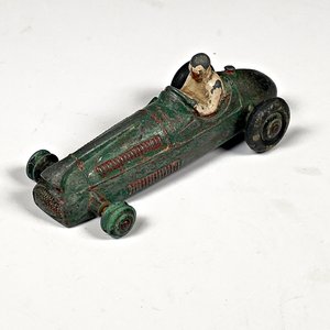 Auto de Carrera Dinky Toys Inglés y Moto Antigua de Juguete - imagen 3