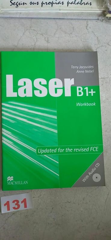 Workbook Laser B1+ por Terry Jacovides y Anne Nebel con CD de Audio