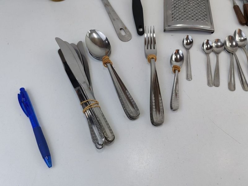 Gran Lote De Cubiertos Y Utensilios Para Cocina - imagen 4