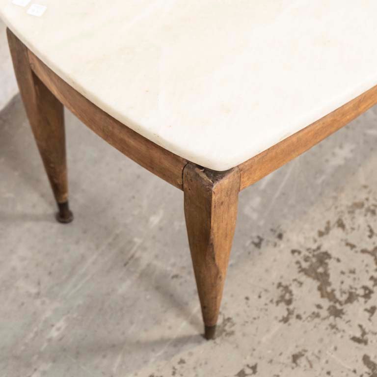 Mesa de living americana con tapa de mármol en mal estado - imagen 3