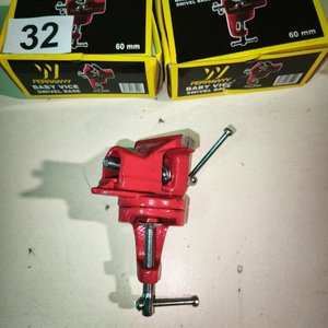 3 Morzas de Banco Baby Vice Swivel Base Ferrawy 60mm - imagen 3