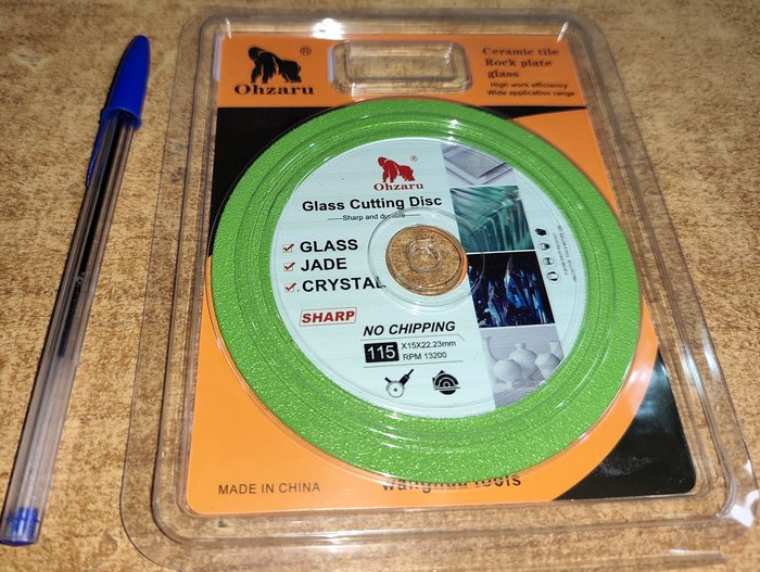 Disco cortador de vidrio para amoladora nuevo en blister - imagen 4