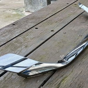 Moldura Paragolpe Delantero Cromada Honda 2701 ABS - imagen 1