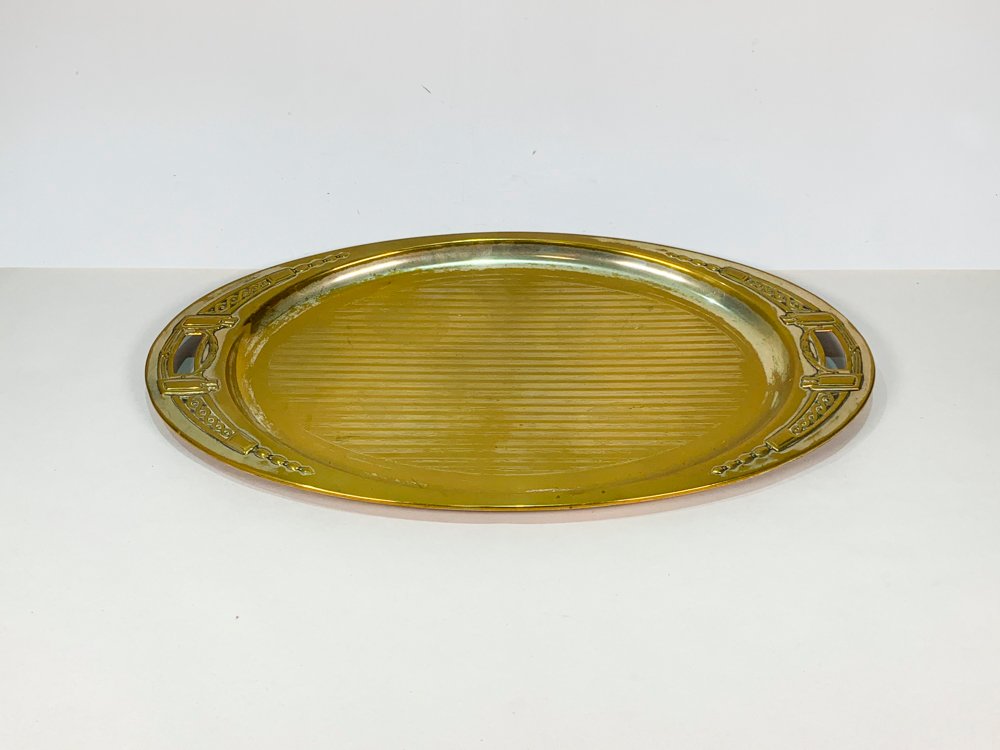 Conjunto de té en metal dorado con decoración de guirnaldas - imagen 2