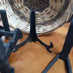 Cesto de Mimbre con 6 Soportes para Platos y Bandejas - imagen 3