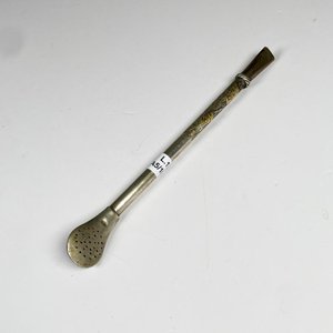 Lote siguiente: Bombilla de plata y oro