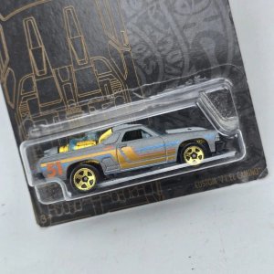 Hot Wheels Custom '71 El Camino Gris y Dorado - imagen 2