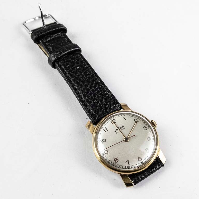 Reloj Vulcain con malla de cuero en excelente estado - imagen 2