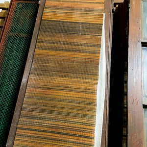 Cuatro Hojas de Puerta de Madera y Vidrio - imagen 3