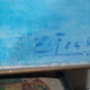 Óleo sobre lienzo enmarcado - imagen 2