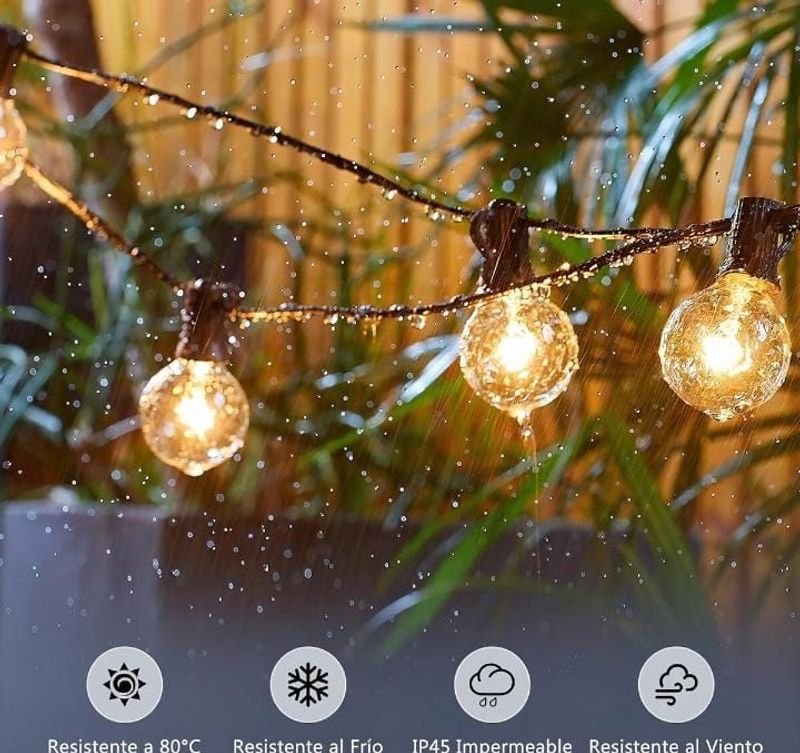 Guirnalda exteriores de luces y repuestos - imagen 6