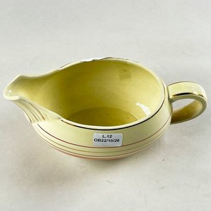 Salsera de Loza Inglesa con Guarda Rosa, 19 cm - imagen 2