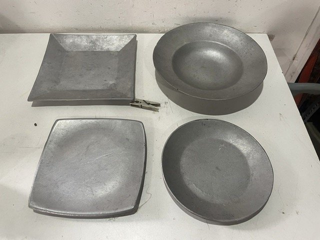 Lote siguiente: Centros de mesa en aluminio para cocina