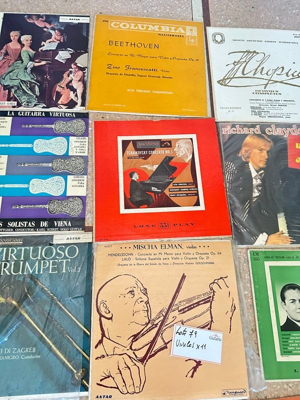 Colección de Vinilos x 11 - Registros de Vinilo en Excelente Condición