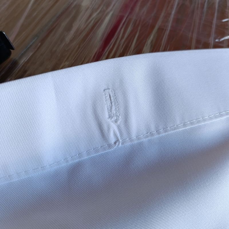Cortinas de tela impermeable blanca lisas - imagen 3