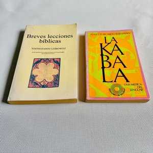 Lote de 2 Libros: Breves Lecciones Bíblicas y Kabala, Una Mística del Lenguaje - imagen 2