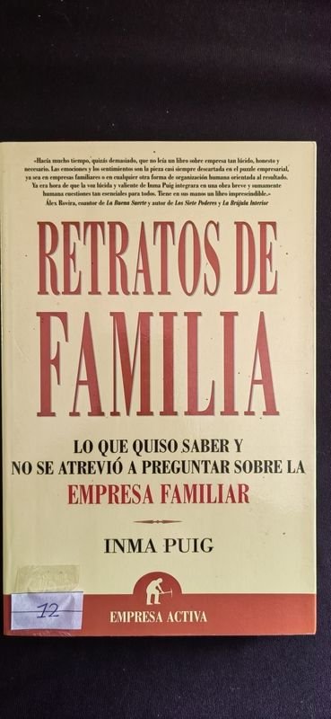 Retratos de Familia por Inma Puig - Empresa Familiar y Desarrollo Personal