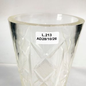 Lote anterior: Florero Grande Hialino Tallado de Cristal Transparente - 32 cm