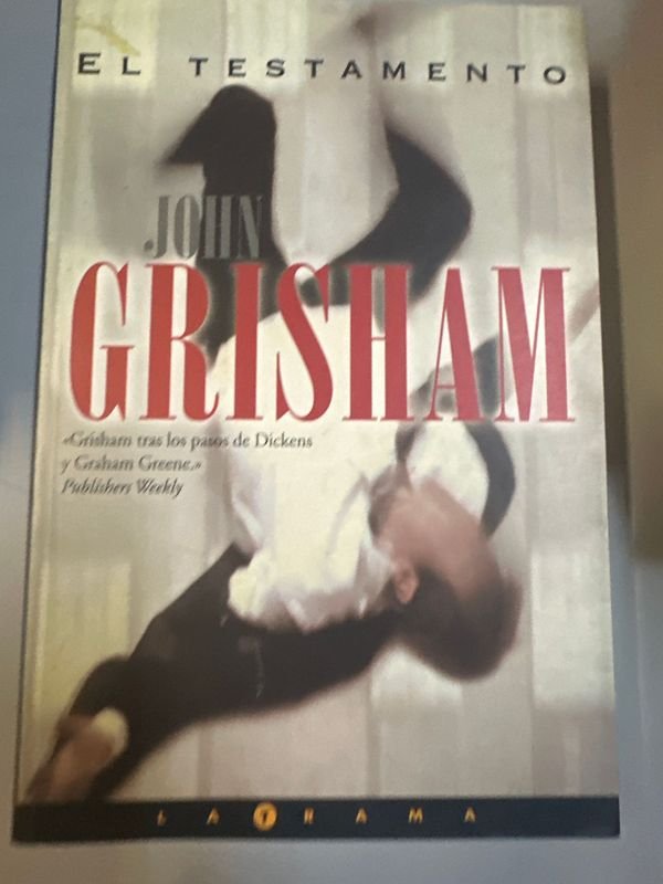 Lote siguiente: Libro: El Testamento de John Grisham