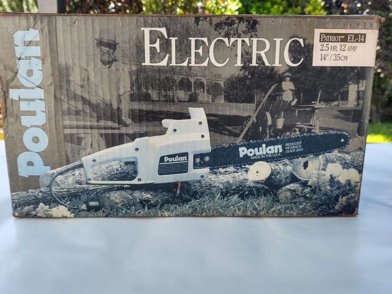 Motosierra eléctrica Poulan como nueva - imagen 2
