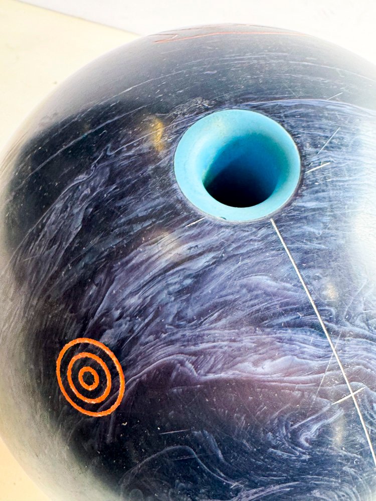 Bola de bowling profesional azul STINGER - imagen 4