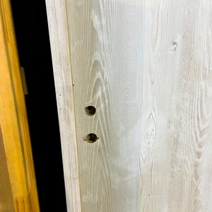 Una puerta interior mdf color beige con detalle 203 x 75 cm - imagen 3