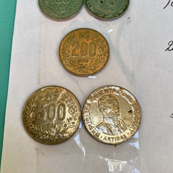 Colección de monedas de Uruguay del año 1989 - imagen 3