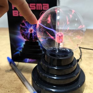 Esfera de Plasma Mini 3" Sensible al Tacto con USB, Nueva en Caja - imagen 4