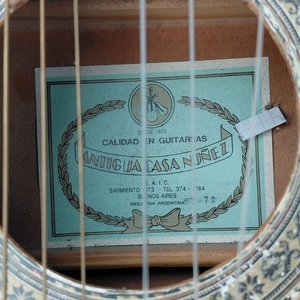 Guitarra Criolla Antigua Casa Núñez - imagen 3