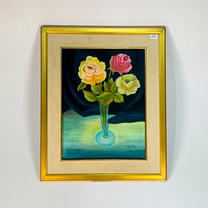 Lote anterior: Cuadro Óleo "Florero con Rosas" Firmado "Alis" - 53x43 cm
