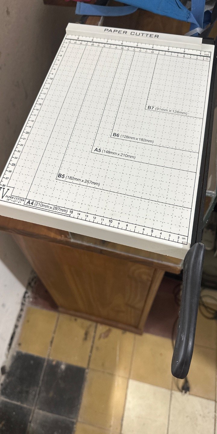 Guillotina para Papel con Medidas Marcadas