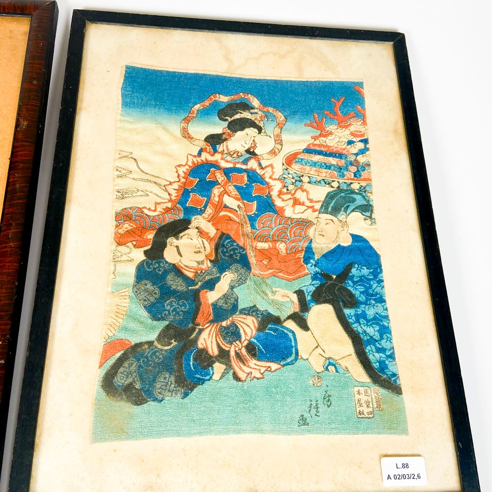 Tres cuadros orientales estampas coloridas - imagen 5