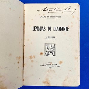Lenguas de Diamante de Juana de Ibarbourou - Segunda Edición 1923 - imagen 1