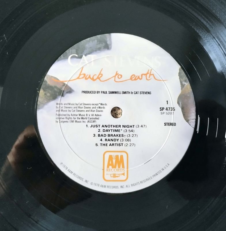 Vinilo de Cat Stevens - Back to Earth (1978) - imagen 5
