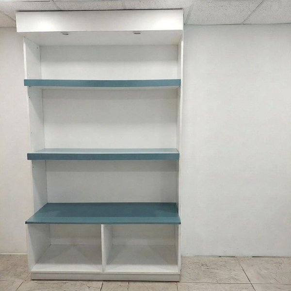 Estantería de comercio con luces arriba con 2 estantes removibles y capacidad de hasta 8 estantes - imagen 1