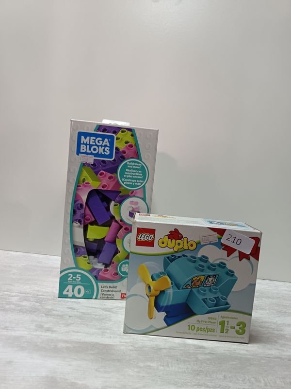 Lote anterior: Juguetes de construcción Mega Bloks y LEGO Duplo