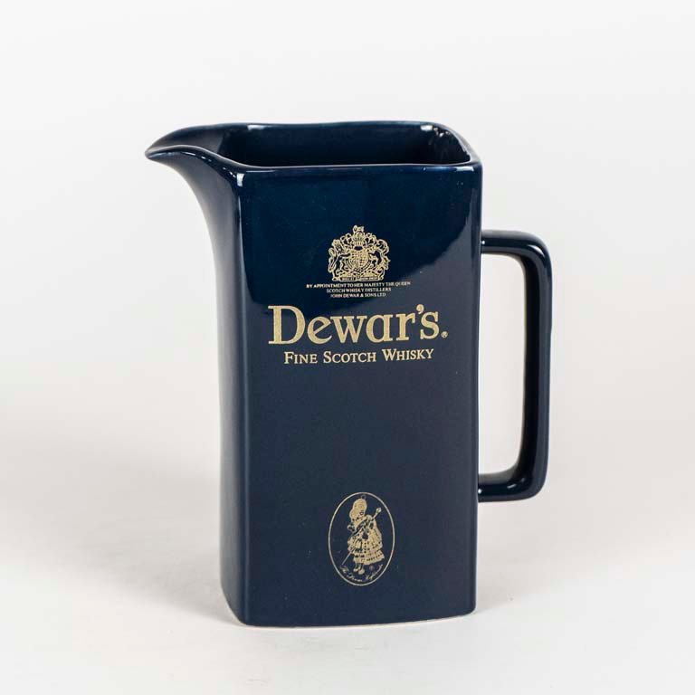 Jarra de whisky Dewar's de cerámica inglesa - imagen 2