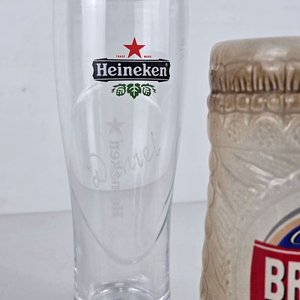 Lote de 4 Jarras y Vaso de Cerveza Heineken y Brahma - imagen 4