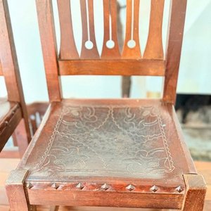 Mesa de Comedor de Madera Maciza con 6 Sillas Estilo Rústico - imagen 14