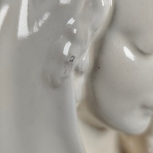 Figura de Loza Alemana: Madre e Hijo, 16.5cm - imagen 6