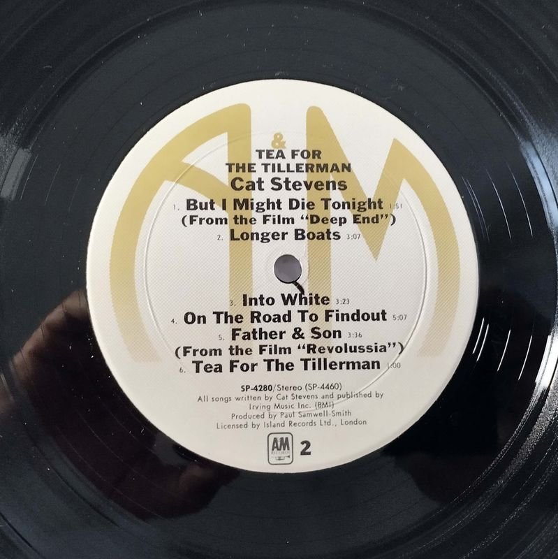 Vinilo de CAT STEVENS: 'Tea For The Tillerman' (1970) - imagen 4