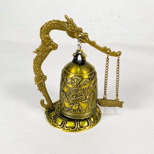 Campana Oriental con Brazo de Dragón y Animal Mitológico, 112 cm - imagen 2