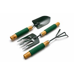 Lote siguiente: Kit 3 Herramientas de Jardín Metálicas con Mangos de Madera