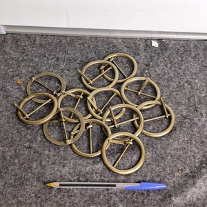 Lote de 12 Hebillas Redondas de Bronce - imagen 4