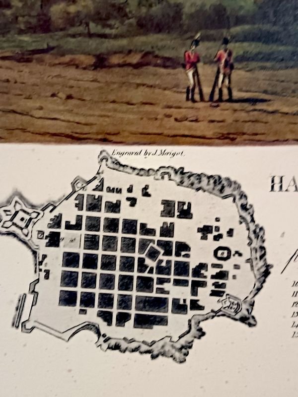Lámina de la ciudad y puerto de Montevideo - año 1807 - imagen 2